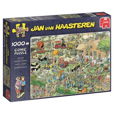 Jan van Haasteren Boerderij Bezoek 1000 stukjes Jan van Haasteren Boerderij Bezoek 1000 stukjes