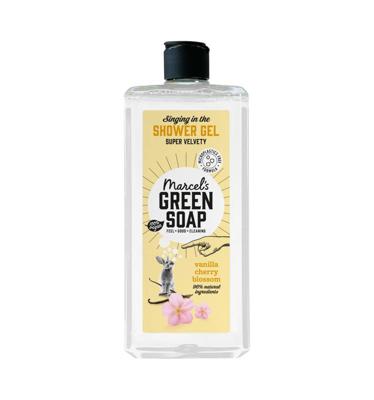 Marcel's Green Soap Showergel vanille & kersenbloesem 300 Milliliter