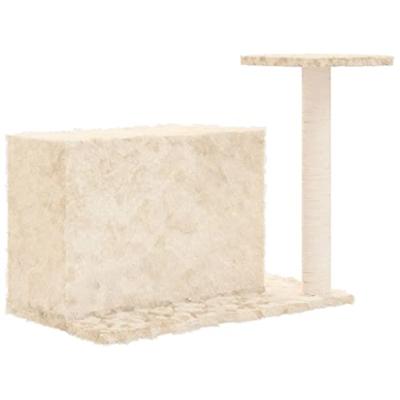 VidaXL Kattenmeubel met sisal krabpaal 51 cm crèmekleurig