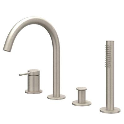 IVY Bond Badrandcombinatie - 4-wegs - mengkraan - draaibare uitloop - uittrekbare handdouche - Geborsteld nickel PVD 6301153 IVY Bond Badrandcombinatie - 4-wegs - mengkraan - draaibare uitloop - uittrekbare handdouche - Geborsteld nickel PVD 6301153