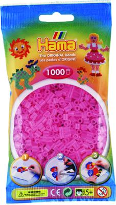 Hama Strijkkralen Roze Transparant 1000 Stuks