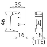 DEHN 952589 STAK 25 Schroefklemblok Overspanningsbeveiliging voor: Verdeelkast 50 kA 4 stuk(s) - thumbnail