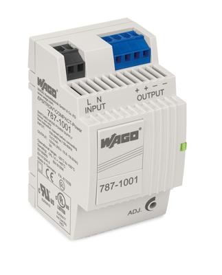 WAGO 787-1001 DIN-rail netvoeding 12 V/DC 2 A 24 W Aantal uitgangen:2 x Inhoud 1 stuk(s) WAGO 787-1001 DIN-rail netvoeding 12 V/DC 2 A 24 W Aantal uitgangen:2 x Inhoud 1 stuk(s)
