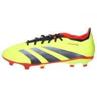 adidas Predator League Gras Voetbalschoenen (FG) Felgeel Zwart Rood - thumbnail