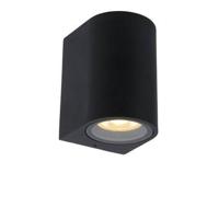 Lucide ZARO - Wandspot / Wandlamp Binnen/Buiten - 1xGU10 - IP44 - Zwart - thumbnail