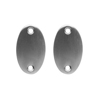 De Oude Deurklink Blindrozet ovaal - mat nikkel