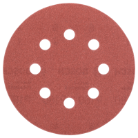 Bosch Accessoires Schuurblad Ø125mm | G180WP | 8 Gaten | Velc | 5 stuks - 2609256A26 - thumbnail