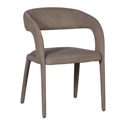 vtwonen Arms eetkamerstoel Vilt Bruin vtwonen Arms eetkamerstoel Vilt Bruin