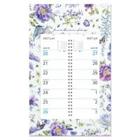 Janneke Brinkman Omlegweek (op schild) 2027 Blauwe Bloemen - thumbnail