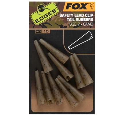 Fox Edges Camo Size 7 Lead Clip Tail Rubbers