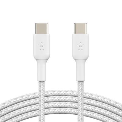 USB-C-kabel Belkin CAB004BT2MWH2PK Wit 2 m (2 Stuks)