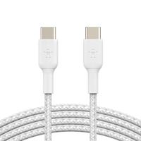 USB-C-kabel Belkin CAB004BT2MWH2PK Wit 2 m (2 Stuks) - thumbnail