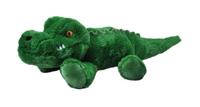 Wild Republic knuffel alligator Ecokins junior 30 cm pluche groen - thumbnail