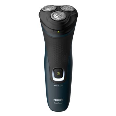 Philips S1121 Shaver 1100 Wet or Dry Scheerapparaat Blauw/Zwart Philips S1121 Shaver 1100 Wet or Dry Scheerapparaat Blauw/Zwart
