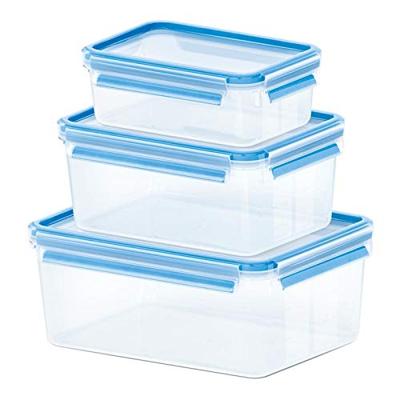 Emsa Clip & Close vershoudbakjes, 3-delige set, 1,0 / 3,2 / 3,7 L doos
