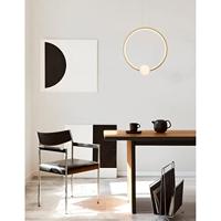 Lyora HanglampCelia goud met wit rond - 9820604 - thumbnail