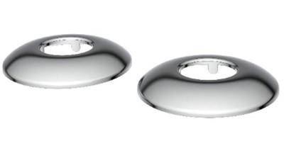 Kirchhoff Schubrosette, chroom, 1/2" x 60 x 10 mm (2x) - 988134049