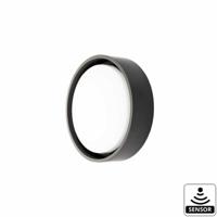 LED buitenlamp grafiet SG Frame round 3000K met bewegingsmelder politiekeurmerk - thumbnail