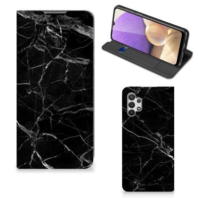Samsung Galaxy A32 5G | Standcase | Marmer Zwart - Origineel Cadeau Vader Samsung Galaxy A32 5G | Standcase | Marmer Zwart - Origineel Cadeau Vader