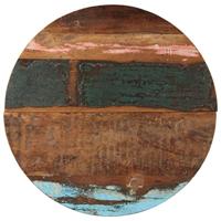 VidaXL Tafelblad rond 25-27 mm 70 cm massief gerecycled hout - thumbnail