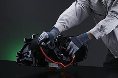 Showa Allround handschoen - 381 - microporeuze nitril gecoat - grijs - maat L