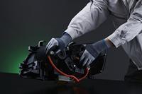 Showa Allround handschoen - 381 - microporeuze nitril gecoat - grijs - maat L - thumbnail