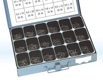 Dresselhaus Sort.blechschtauben din 7981 galvanized