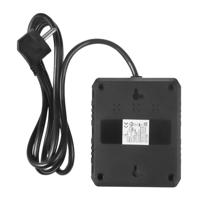 Maclean stekkerdoos, verlengkabel met 2 stopcontacten + 3xUSB, 110-240V AC 50/60Hz, 2,1A max 2500W, 1,5m, zwart, MCE387 B - thumbnail