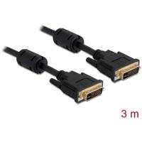 DeLOCK 3m DVI 24+5 DVI kabel DVI-I Zwart - thumbnail