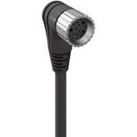 Lumberg Automation 60695 Sensor/actuator connector, geassembleerd M23 Aantal polen (sensoren): 19 Koppeling, haaks 20.00 m 1 stuk(s) - thumbnail