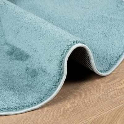 VidaXL Vloerkleed oviedo laagpolig ø 200 cm groen