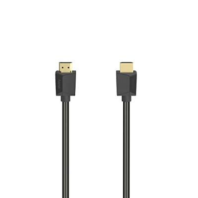 Hama 00200704 HDMI-kabel HDMI Aansluitkabel HDMI-A-stekker, HDMI-A-stekker 5.00 m Zwart 4K UHD