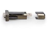 Serieel, USB 2.0 Aansluitkabel [1x USB-A 2.0 stekker - 1x D-sub stekker 9-polig] DIGITUS - USB 2.0 Serieller Adapter 1.00 m Vergulde steekcontacten - thumbnail
