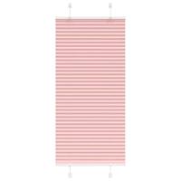 VidaXL Plissé rolgordijn 60x150 cm stofbreedte 59,4 cm polyester roze - thumbnail