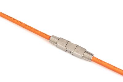 Digitus RJ45-koppeling Netwerk Adapter CAT 6a (losse kabel CAT 7), CAT 6A, CAT 6 [1x LSA - 1x LSA] Zilver