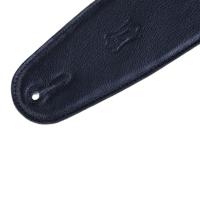 Levys Leathers M4GF-BLK gevoerd lederen gitaarband, zwart - thumbnail