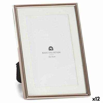 Fotolijsten Gift Decor Koper Kristal Staal (12 Stuks)