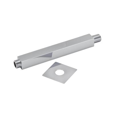 BWS Plafonduitloop Vierkant Luxe 15cm Chroom