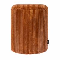 Riverdale Opberg poef Luka rib brique 44cm - thumbnail