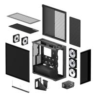 Arctic Xtender Mirror Midi-tower PC-behuizing, Gaming-behuizing Zwart - thumbnail