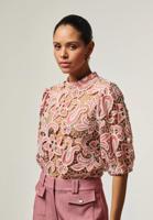 Aaiko Shaila Pes 526 T-shirt Korte Mouw 191533 Pomegranate - thumbnail