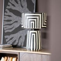 By-Boo Tafellamp 'Terre' Papier Maché, 44cm hoog - thumbnail