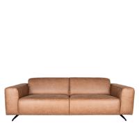 LABEL51 Bank 'Modena', 3-zits, kleur Cognac - thumbnail