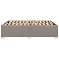 Bedframe zonder matras stof taupe 160x200 cm - thumbnail