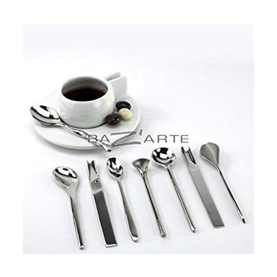 Alessi Koffielepels Il Caffe - MSPOONSET - 8 Stuks - door David Chipperfield
