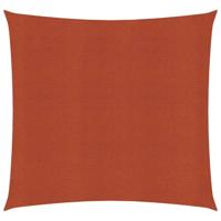 VidaXL Zonnezeil 160 g/m² 3x3 m hdpe terracottakleurig - thumbnail