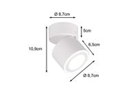 Trio Led opbouwspotTaurus - 652910131 - thumbnail