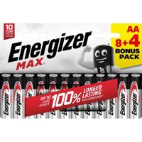 Energizer batterijen Max AA, blister van 8 stuks + 4 stuks gratis - thumbnail