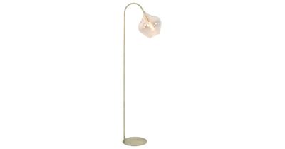 Light & Living Vloerlamp 'Rakel' 160cm, kleur Antiek Brons / Smoke