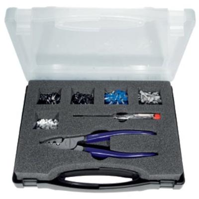 Promat /tecwerk assortiment adereindhulzen | 502 delig 0,50-4,00 mm² | tang, fasetester | assortimentskoffer - 4000810404 Promat /tecwerk assortiment adereindhulzen | 502 delig 0,50-4,00 mm² | tang, fasetester | assortimentskoffer - 4000810404